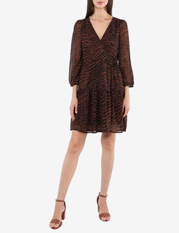 Rochie scurta Vero Moda, maro, S