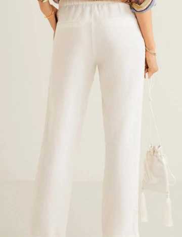 Pantaloni Mango, alb, XS Alb