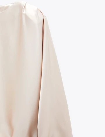 Bluza Zara, bej, S Crem