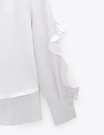 Bluza Zara, alb, S