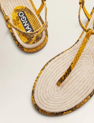 Sandale Mango, galben, 37
