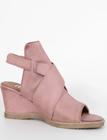 Sandale cu Platforma MJUS, roz pudra, 40