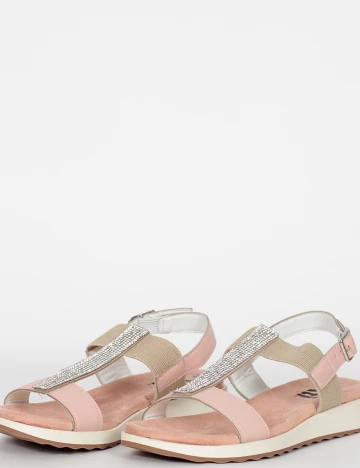 Sandale XTI Footwear, roz nude, 36
