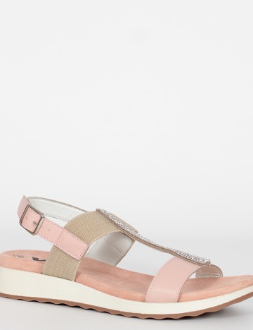 Sandale XTI Footwear, roz nude, 36