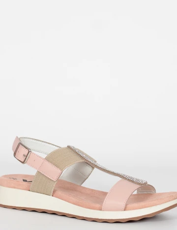 Sandale XTI Footwear, roz nude, 36