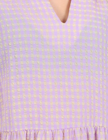 Rochie medie Pieces, mov, S