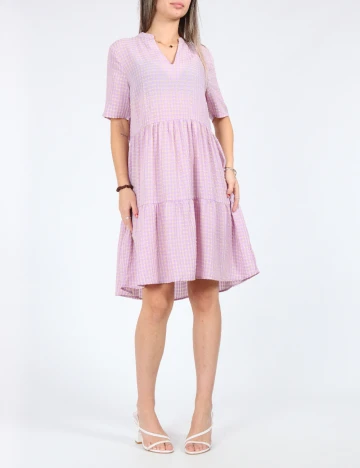 Rochie medie Pieces, mov, S