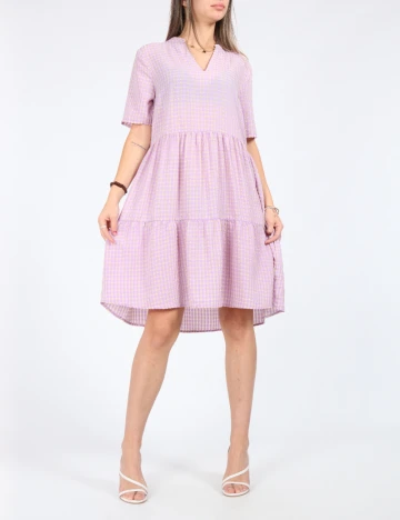 Rochie medie Pieces, mov, S