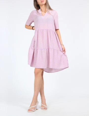 Rochie medie Pieces, mov, S