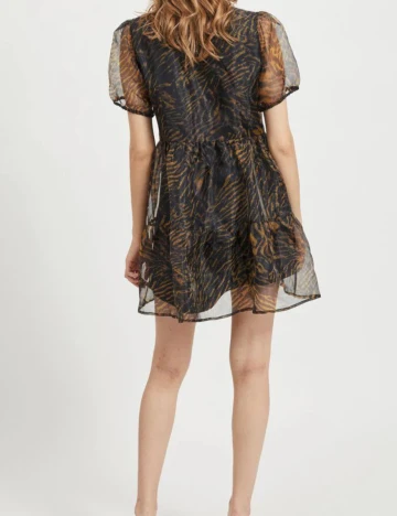 Rochie Scurta Vila, animal print, 38