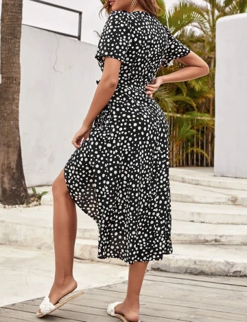 Rochie medie SHEIN, negru, L Negru