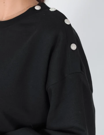 Bluza Jacqueline de Yong, negru, M