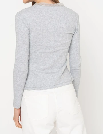 Bluza Jacqueline de Yong, gri, XL