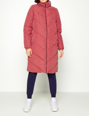 Geaca Vero Moda, roz pudra inchis, XL