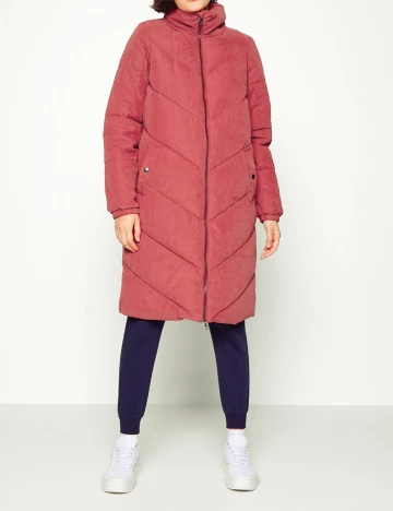 Geaca Vero Moda, roz pudra inchis, XL