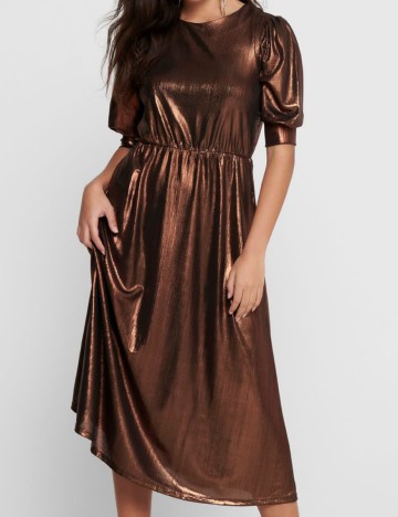 Rochie Medie Only, maro, XS