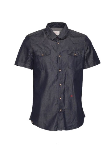 Camasa Jack and Jones, bleumarin inchis, XXS