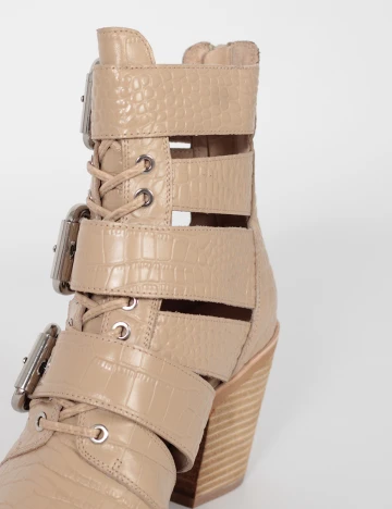 Botine Jeffrey Campbell, crem, 38