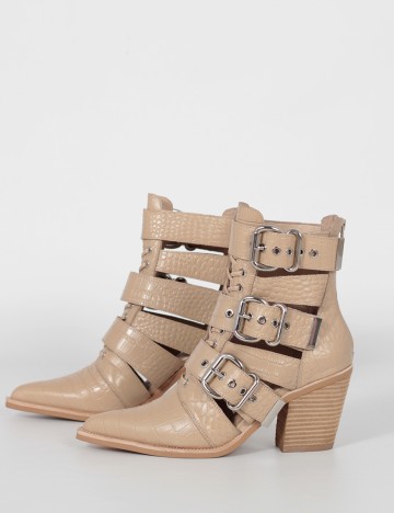 Botine Jeffrey Campbell, crem, 38