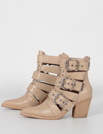Botine Jeffrey Campbell, crem, 38