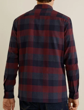 Overshirt regular fit din bumbac, rosu, XXS