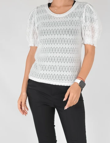 Bluza Reserved, alb, L