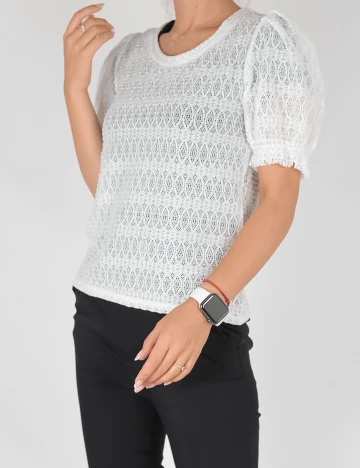 Bluza Reserved, alb, L