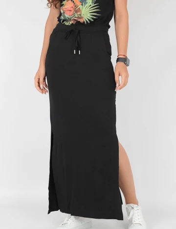 Fusta Reserved, negru, XS Negru