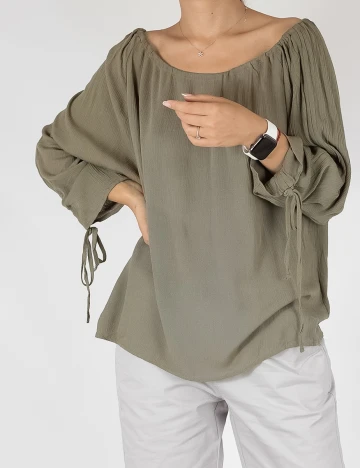 Bluza Reserved, kaki, 36