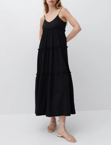 Rochie Lunga Reserved, negru, S