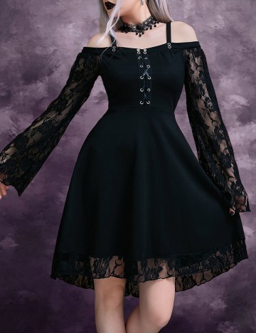 Rochie scurta SHEIN, negru, L