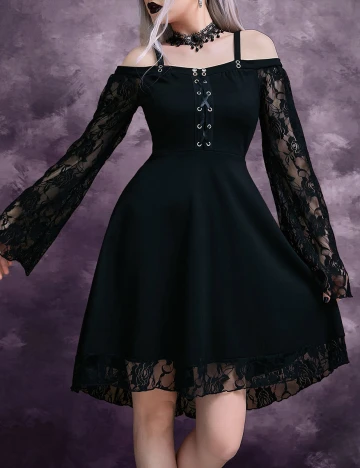 Rochie scurta SHEIN, negru, L