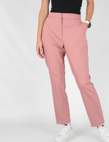 Pantaloni Reserved, roz pudra, 40