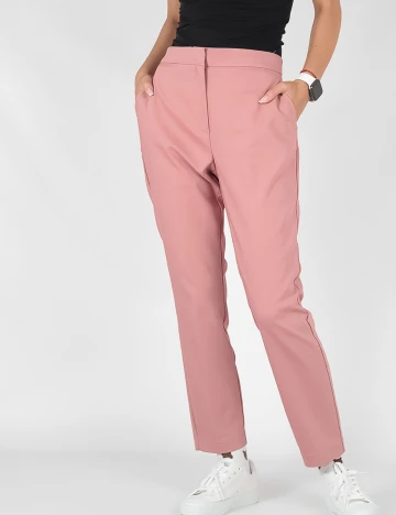 Pantaloni Reserved, roz pudra, 40