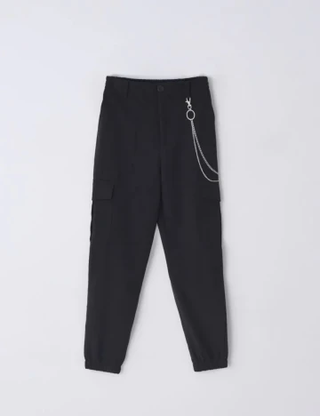 Pantaloni CROPP, negru, 32