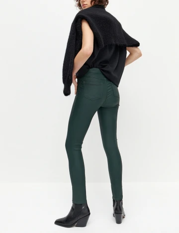 Pantaloni Reserved, verde, 38