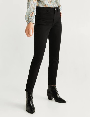 Pantaloni Mango, negru, 40