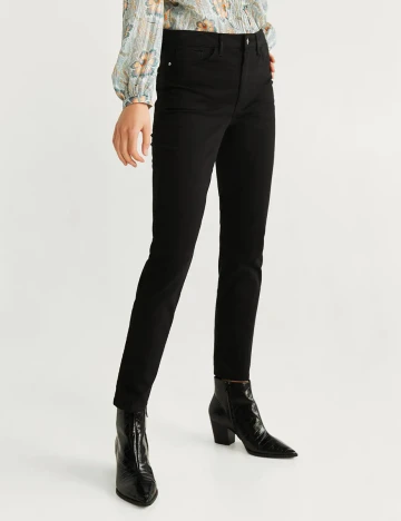 Pantaloni Mango, negru, 40