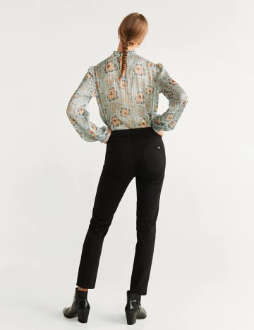 Pantaloni Mango, negru, 40