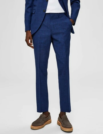 Pantaloni Selected, albastru, 52