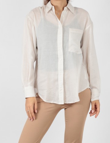 Camasa Stradivarius, bej, L