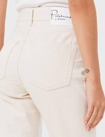 Blugi Stradivarius, alb/crem, 32