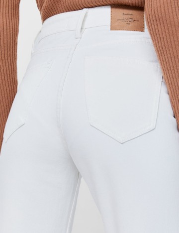 Blugi Stradivarius, alb, 34