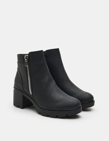 Botine Sinsay, negru, 41 Negru