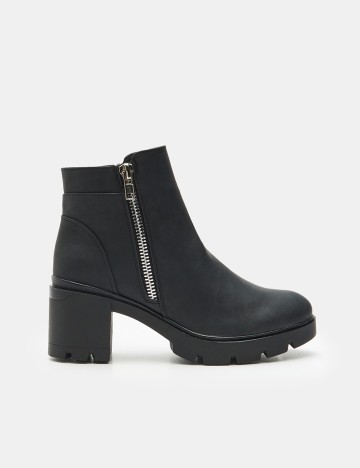 Botine Sinsay, negru, 41