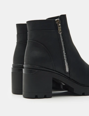 Botine Sinsay, negru, 41 Negru