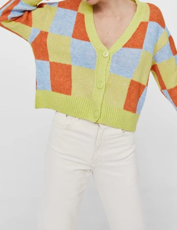 Cardigan Stradivarius, mix culori, XS