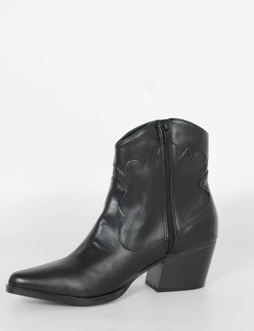 Botine Reserved, negru, 40