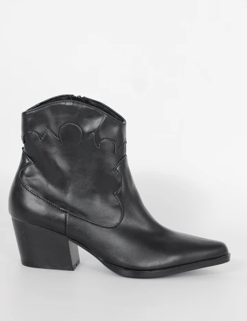 Botine Reserved, negru, 40