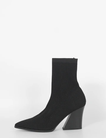 Botine Reserved, negru, 41 Negru